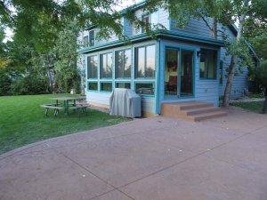 Screened in patio 